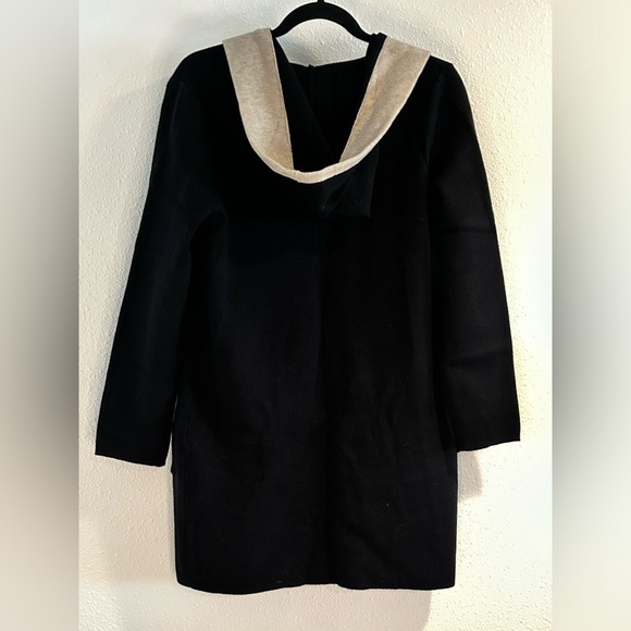 Z Studio Black and Cream Women's Cardigan Size Medium - Picture 3 of 4